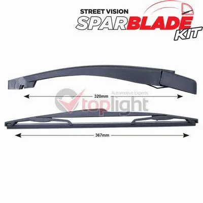 Wiper Arm Set, window cleaning (TRA-C831)