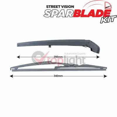 Wiper Arm Set, window cleaning (TRA-L2M1)