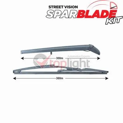 Wiper Arm Set, window cleaning (TRA-F2M4)