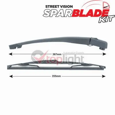 Wiper Arm Set, window cleaning (TRA-V3X3)