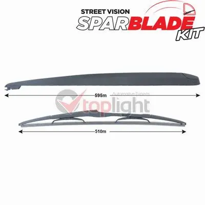 Wiper Arm Set, window cleaning (TRA-R2L1)