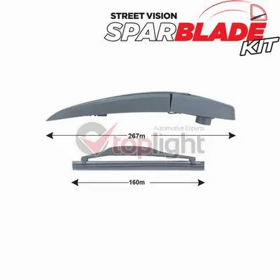 Wiper Arm Set, window cleaning (TRA-D751)