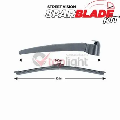Wiper Arm Set, window cleaning (TRA-S7F3)