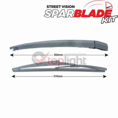 Wiper Arm Set, window cleaning (TRA-H7I4)