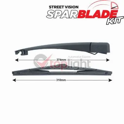 Wiper Arm Set, window cleaning (TRA-H7I10)