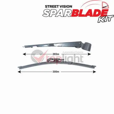 Wiper Arm Set, window cleaning (TRA-M12C1L)