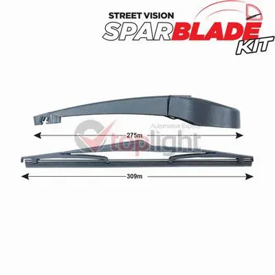 Wiper Arm Set, window cleaning (TRA-F4F9)