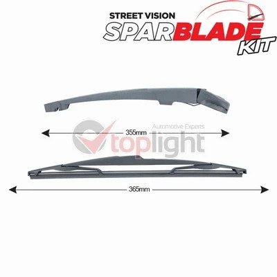 Wiper Arm Set, window cleaning (TRA-R2S1)