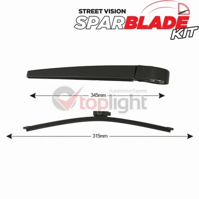 Wiper Arm Set, window cleaning (TRA-B521)