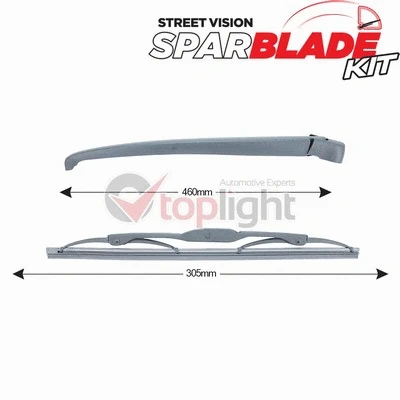 Wiper Arm Set, window cleaning (TRA-K3S9)