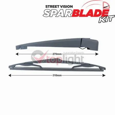 Wiper Arm Set, window cleaning (TRA-C845)