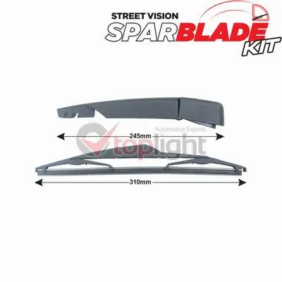 Wiper Arm Set, window cleaning (TRA-M12C4)