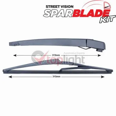 Wiper Arm Set, window cleaning (TRA-F2P11)