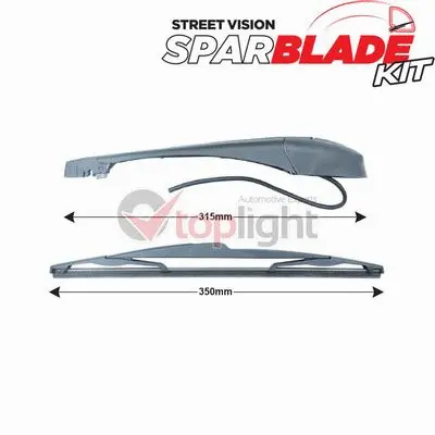 Wiper Arm Set, window cleaning (TRA-F2U1)