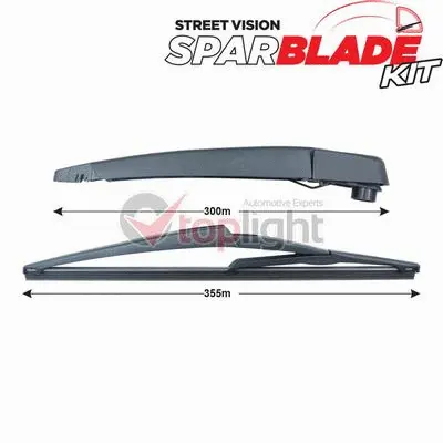 Wiper Arm Set, window cleaning (TRA-R2C11)