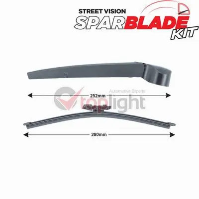 Wiper Arm Set, window cleaning (TRA-V2G5)