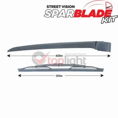 Wiper Arm Set, window cleaning (TRA-V3V4)