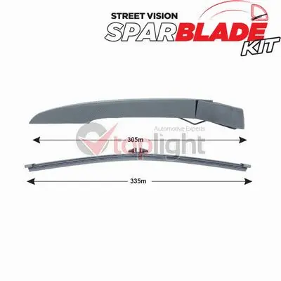 Wiper Arm Set, window cleaning (TRA-B5X4)