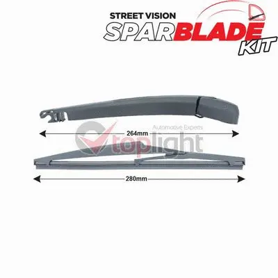 Wiper Arm Set, window cleaning (TRA-K3S3)