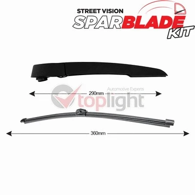 Wiper Arm Set, window cleaning (TRA-B5X2)