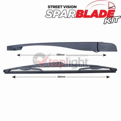 Wiper Arm Set, window cleaning (TRA-P125)