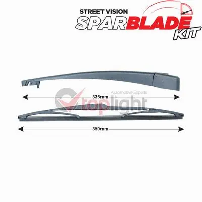 Wiper Arm Set, window cleaning (TRA-F4G1)