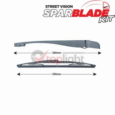 Wiper Arm Set, window cleaning (TRA-C8S1)