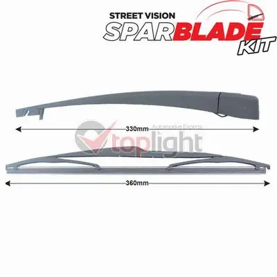 Wiper Arm Set, window cleaning (TRA-R2K2)