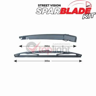 Wiper Arm Set, window cleaning (TRA-O1A14)