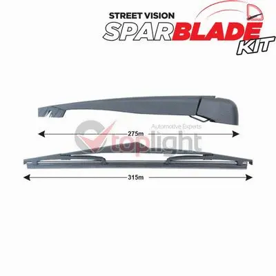 Wiper Arm Set, window cleaning (TRA-K3P1)