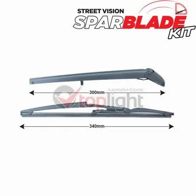 Wiper Arm Set, window cleaning (TRA-F2S3)