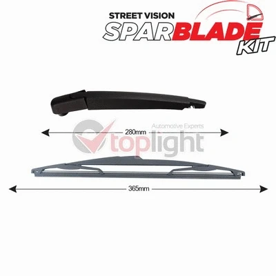 Wiper Arm Set, window cleaning (TRA-R2C8)