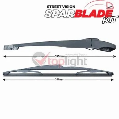 Wiper Arm Set, window cleaning (TRA-R2E1)