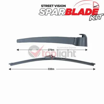 Wiper Arm Set, window cleaning (TRA-V2P4)