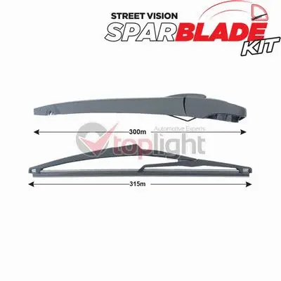 Wiper Arm Set, window cleaning (TRA-R2M13)