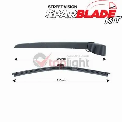 Wiper Arm Set, window cleaning (TRA-A8Q2)