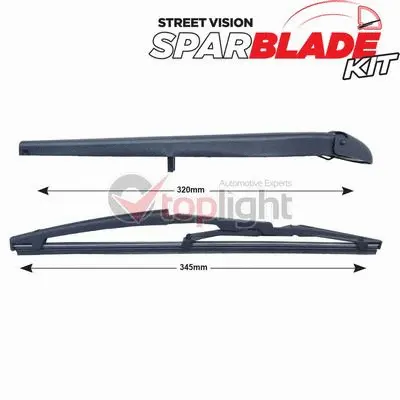 Wiper Arm Set, window cleaning (TRA-F2P8)