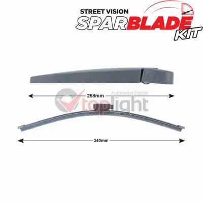Wiper Arm Set, window cleaning (TRA-B533)