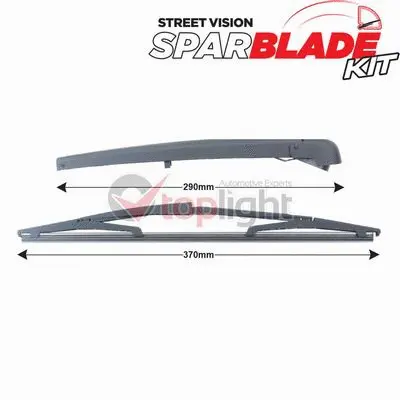 Wiper Arm Set, window cleaning (TRA-F2S6)