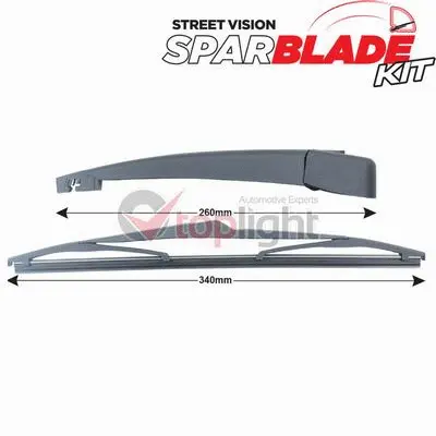 Wiper Arm Set, window cleaning (TRA-F4K3)