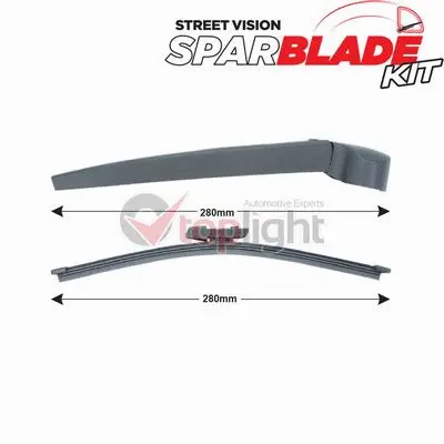 Wiper Arm Set, window cleaning (TRA-V2G3)