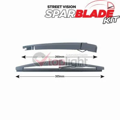 Wiper Arm Set, window cleaning (TRA-O1A16)