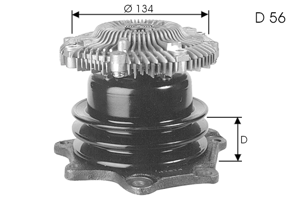 Water Pump, engine cooling (TPAE0275)
