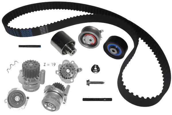 Water Pump & Timing Belt Kit (TKPE0046)