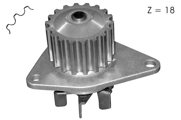 Water Pump, engine cooling (TPAE0034)