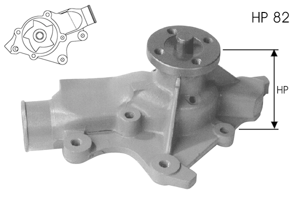 Water Pump, engine cooling (TPAE0174)