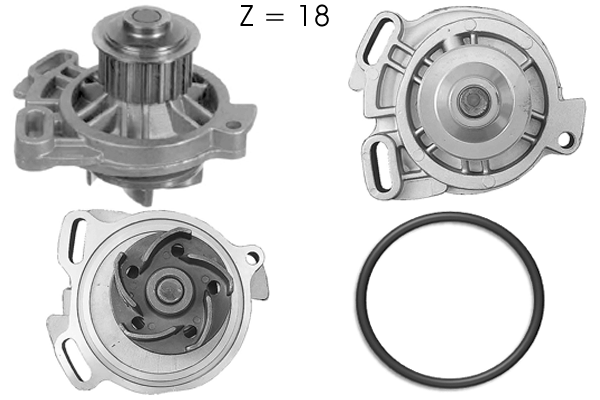 Water Pump, engine cooling (TPAE0120)