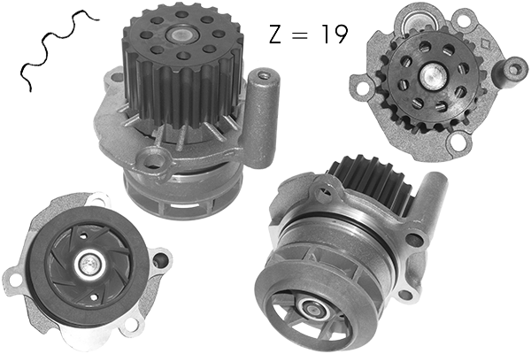 Water Pump, engine cooling (TPAE0008)