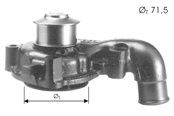 Water Pump, engine cooling (TPAE0112)
