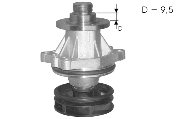 Water Pump, engine cooling (TPAE0080)